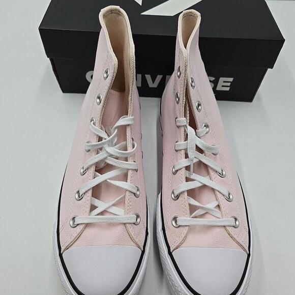 Size 10 - Converse Chuck Taylor All Star Lift Platform High Decade Pink W - Picture 4 of 9
